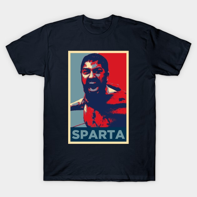 This Is Sparta! 300 Poster T-Shirt by scribblejuice